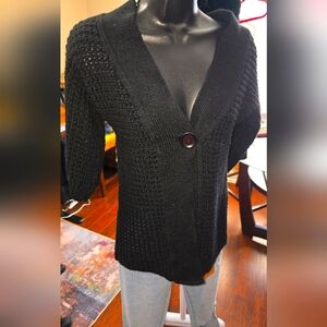 Wet Seal, Black Knit Cardigan, Sz S , NWOT